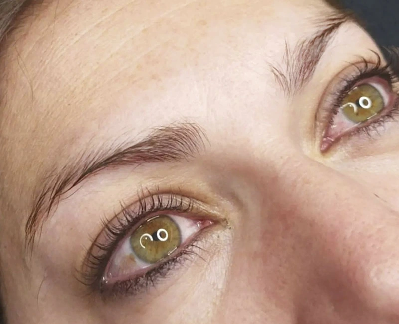 Micropigmentación de cejas antes en Sevilla